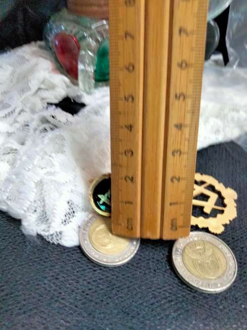 MASONIC PENDANT gold Tone metal + only 1 cuff link LOOK At My BUY NOW Items NO WAITING