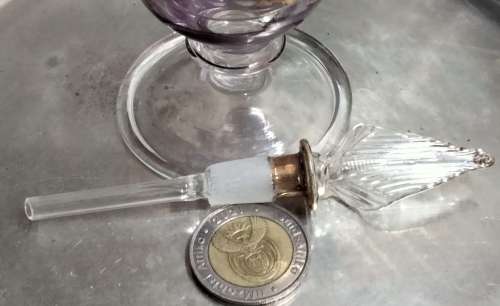 Perfume Bottle -Egyptian hand made Glass  CHARMING