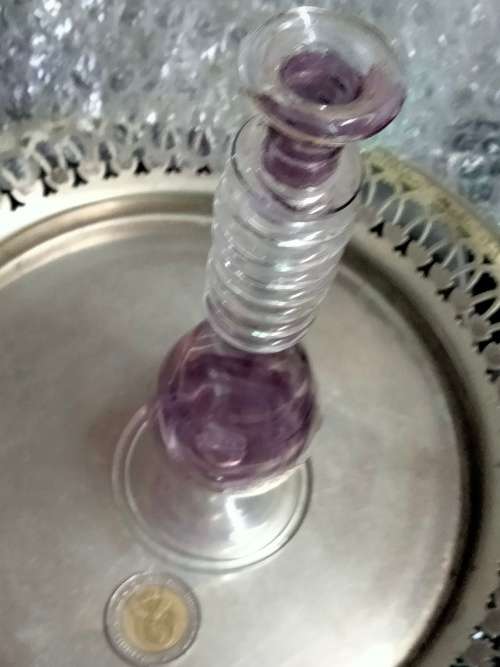 Perfume Bottle -Egyptian hand made Glass  CHARMING