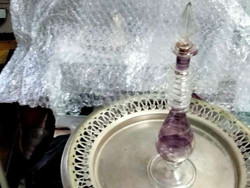 Perfume Bottle -Egyptian hand made Glass  CHARMING