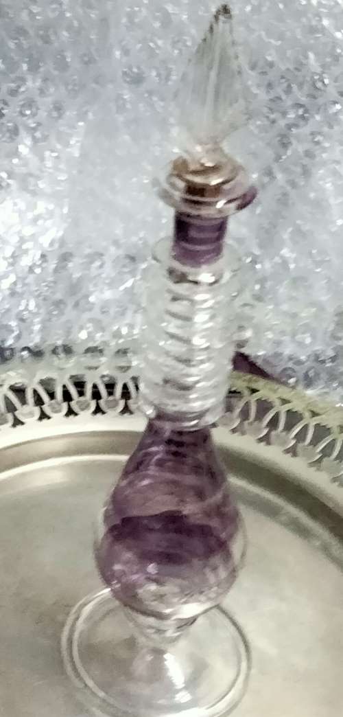 Perfume Bottle -Egyptian hand made Glass  CHARMING