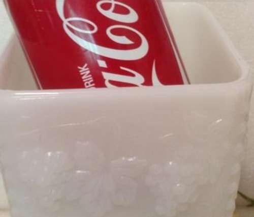 Milk Glass Pedestal Candy Dish