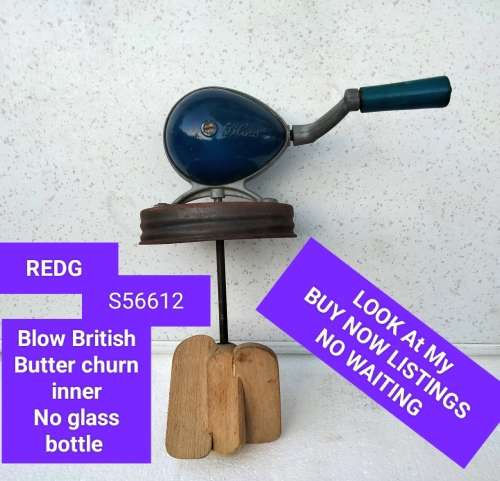 BLOW Butter churn Top+ wood paddle Look at my Buy Now listings No Waiting