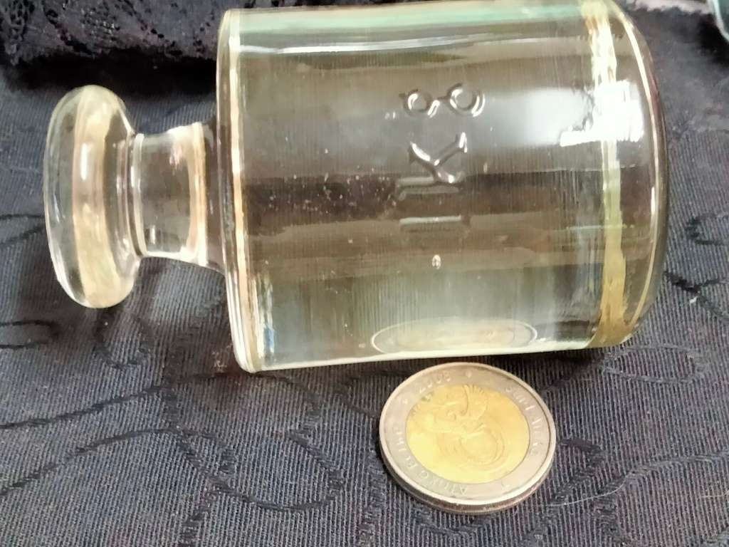 WEIGHT  1 kg Glass Apothecary weight used in Laboratory  LOOK At My BUY NOW LISTINGS*NO WAITING