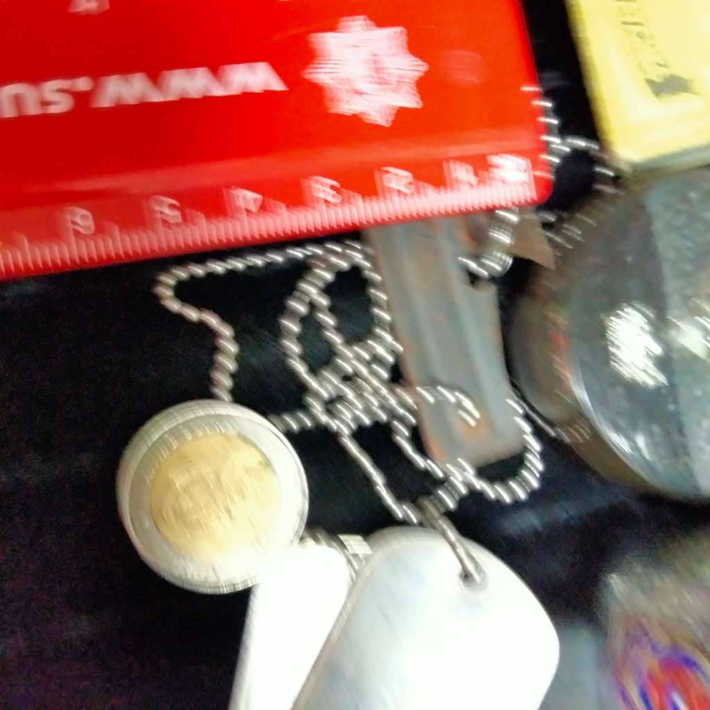 Dog tags can opener chain- perspex badge buck -S.A.I. Ship Liner EPNS napkin ringT.S.S. Themistocsle