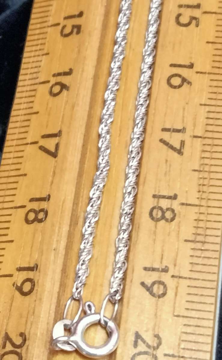 Neck chain* 925stamp on Bale +Dress ring 925 Torquoise faux LOOK  At My BUY NOW LISTINGS NO WAITING