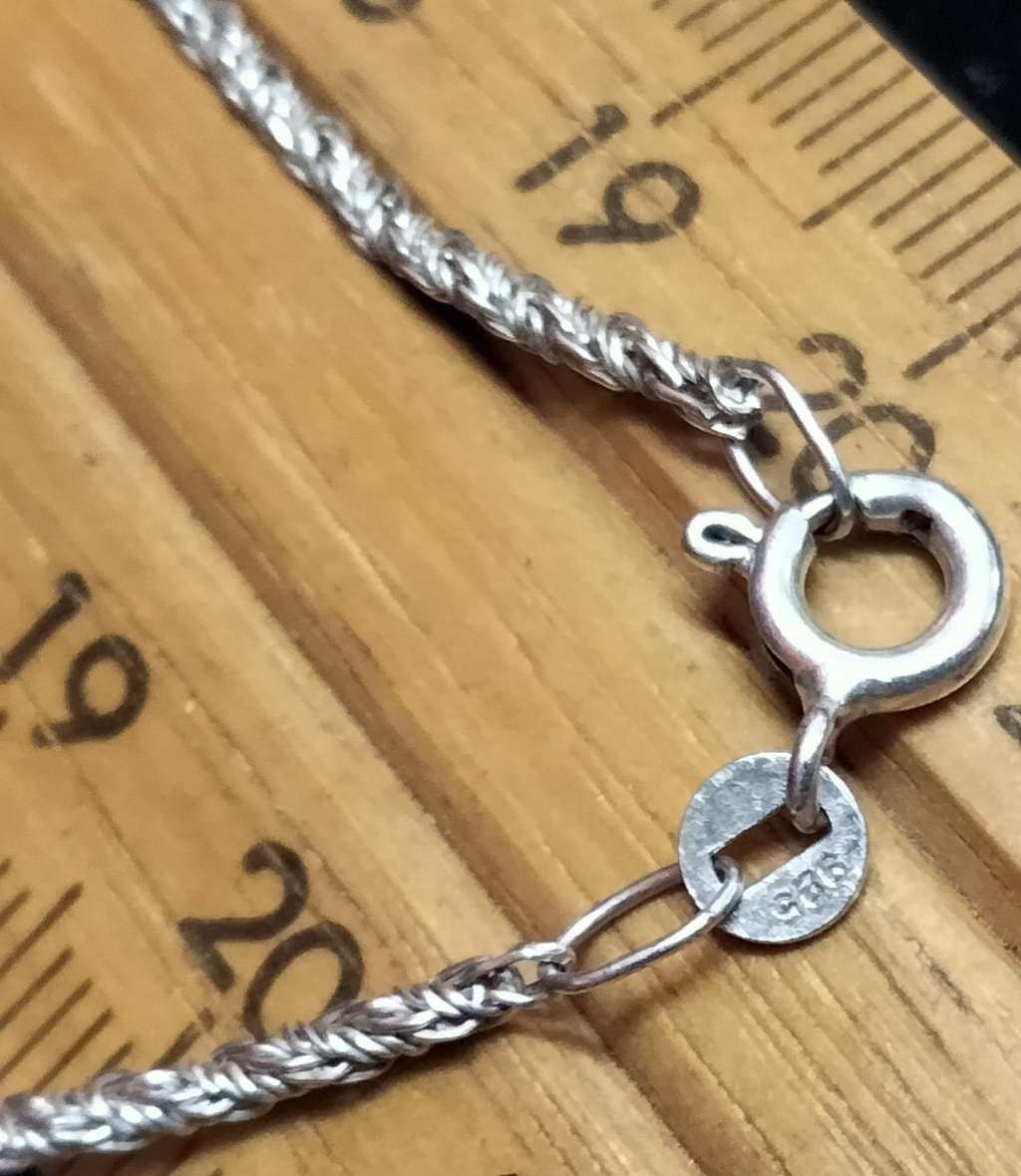 Neck chain* 925stamp on Bale +Dress ring 925 Torquoise faux LOOK  At My BUY NOW LISTINGS NO WAITING