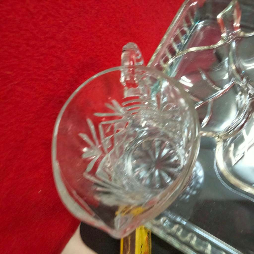 Arcusine Rectangular dish can bake in  1 leaf shape serving dish 1 early diamond Prescut Jug vintage