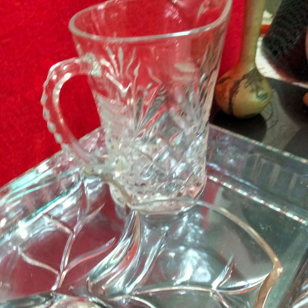 Arcusine Rectangular dish can bake in  1 leaf shape serving dish 1 early diamond Prescut Jug vintage