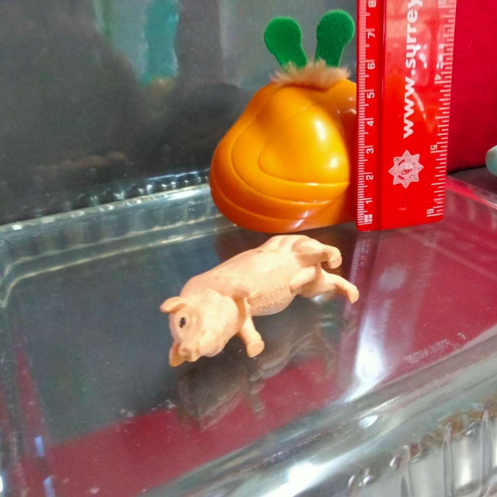 2001 Furby McDonalds figurine hard plastic+Buddy pig  Look at my Buy Now listings No Waiting