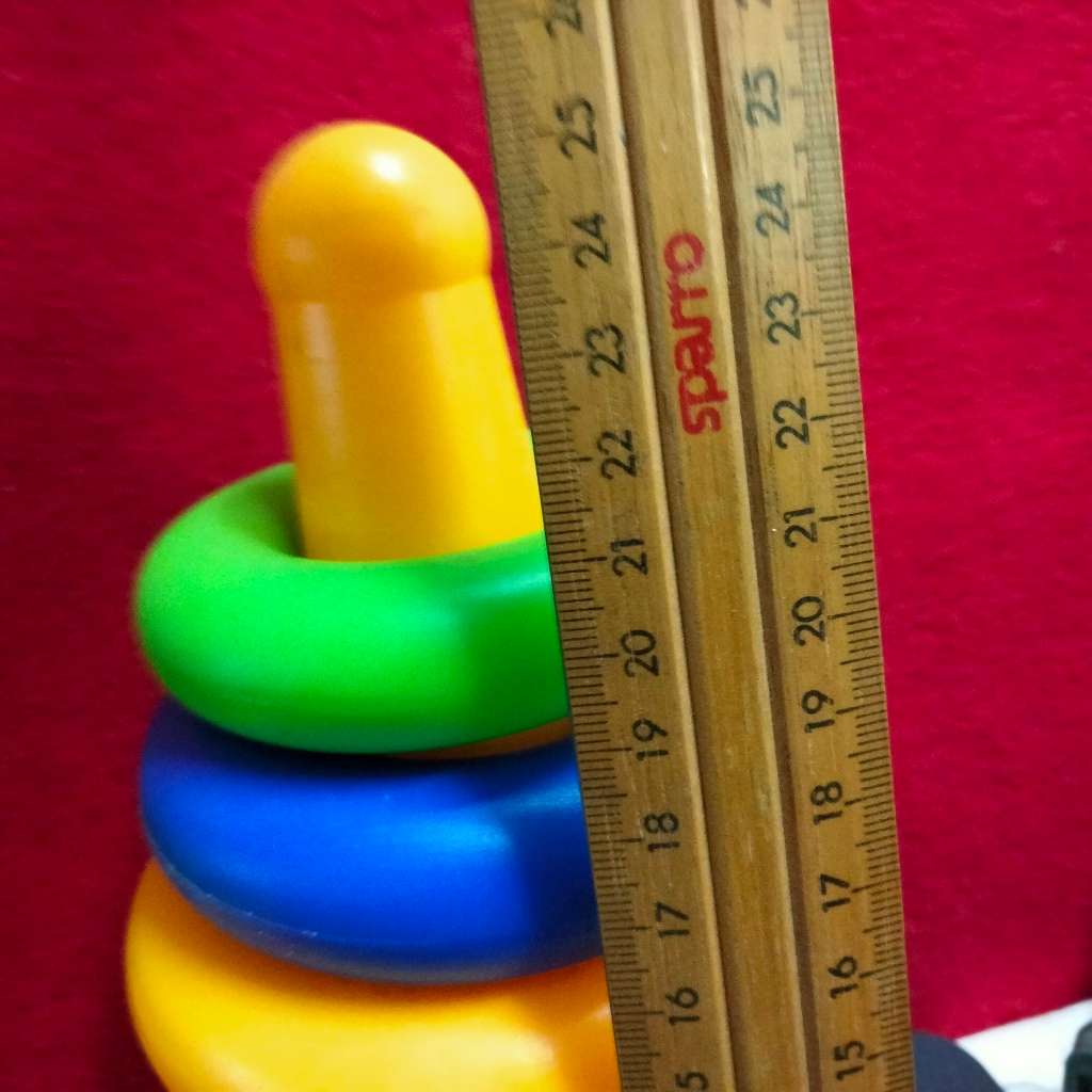 2 !!! 1 VTG FISHER PRICE ROCK-A-STACK motor skills toy 5 colourful rings+1 Big tooth Rocks musical b