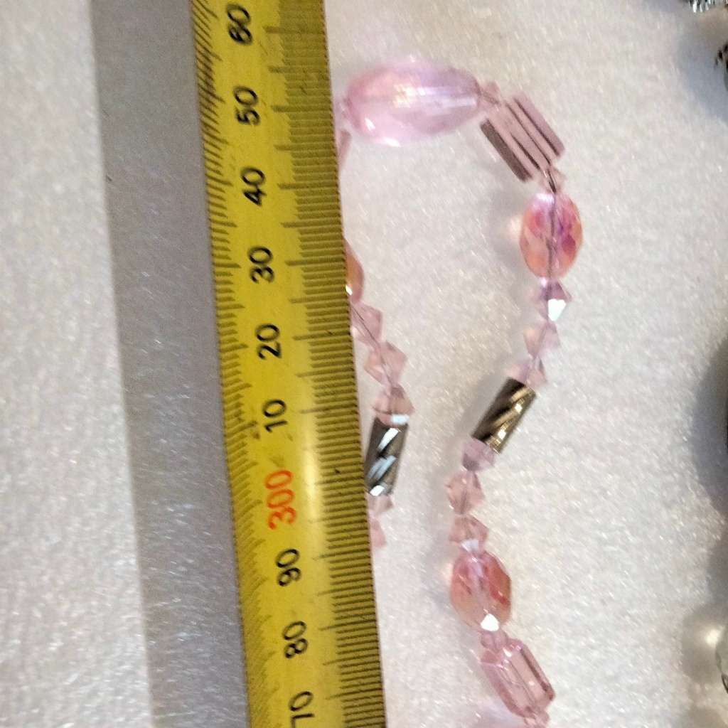 NECKLACE- Vintage Italian Glass Beads PINK mix Shapes+size*LOOK At My BUY NOW items NO WAITING