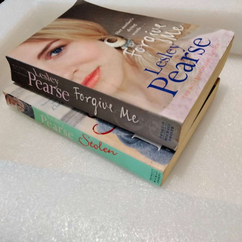 Book  LESLEY PEARSE - STOLEN +  FORGIVE ME Soft cover pre-owned