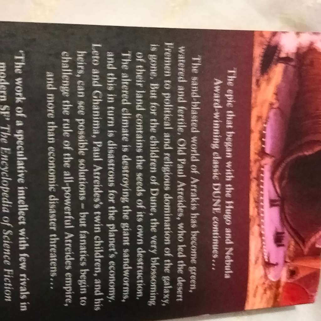 DUNE Frank HERBERT edition PB 2021Soft+Children of DUNE PB 2003 Soft coverR150.00each pre-owned