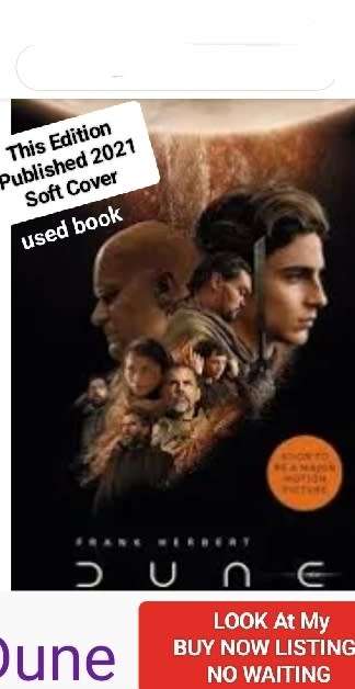 DUNE Frank HERBERT edition PB 2021Soft+Children of DUNE PB 2003 Soft coverR150.00each pre-owned