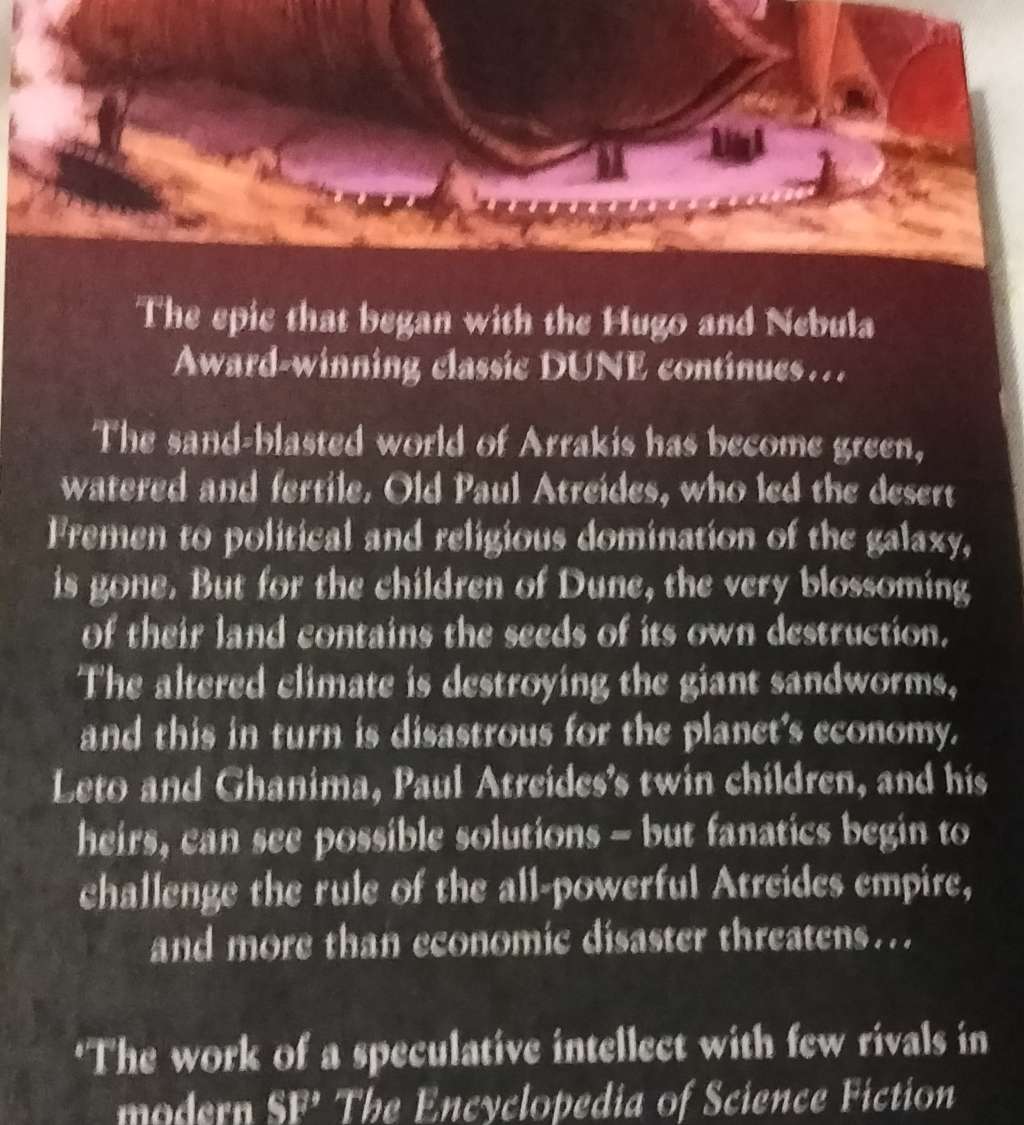 DUNE Frank HERBERT edition PB 2021Soft+Children of DUNE PB 2003 Soft coverR150.00each pre-owned