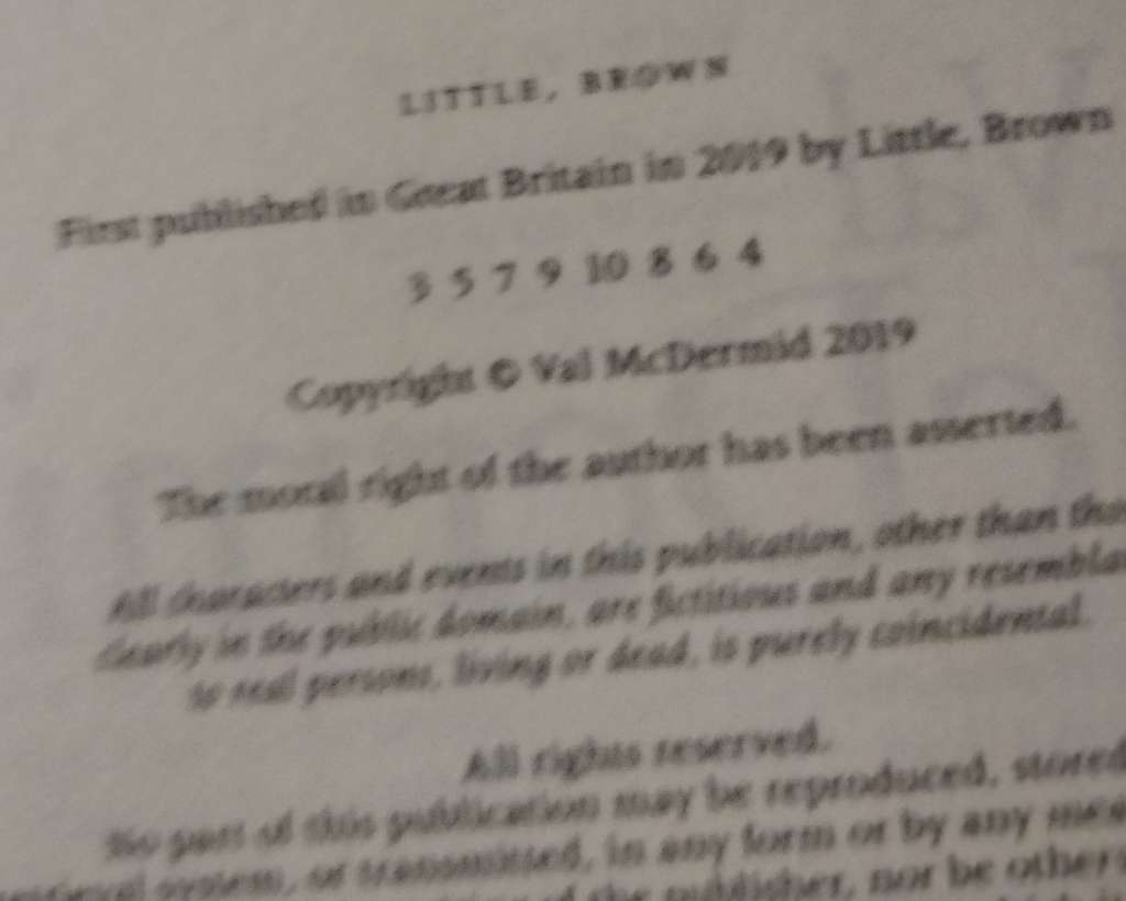 Book USED Author Val McDermid How The Dead Speak PB2017 HARDCOVER*LOOK At My BUY NOWitems*NO WAITING