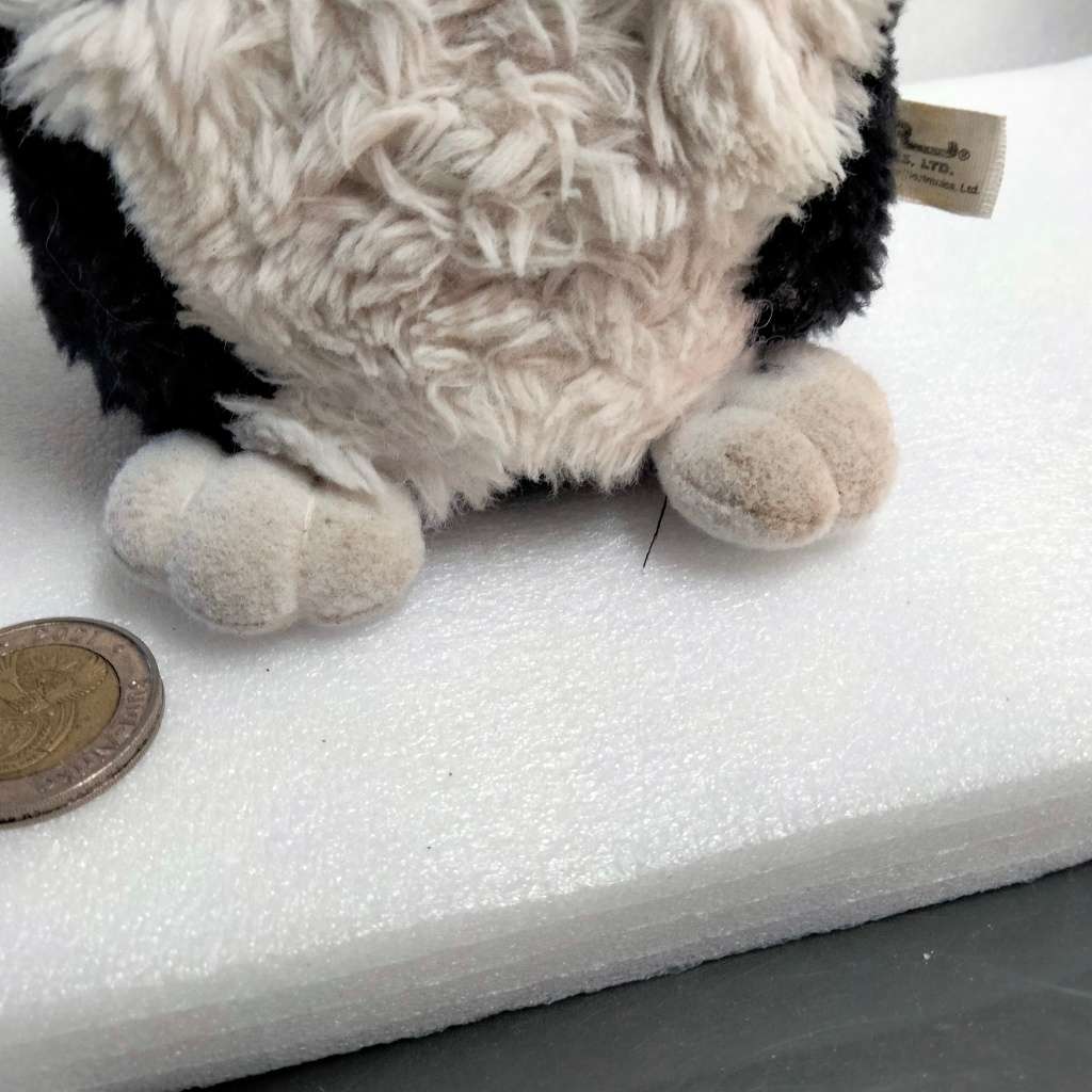 1998 SKUNK FURBY Neon green eyes white stripe china Look at my Buy Now listings No Waiting