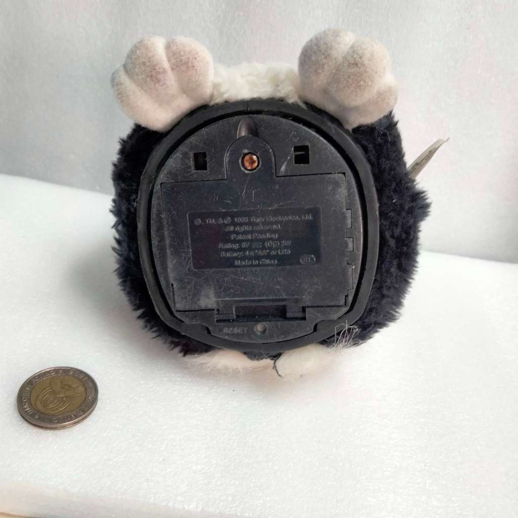 1998 SKUNK FURBY Neon green eyes white stripe china Look at my Buy Now listings No Waiting