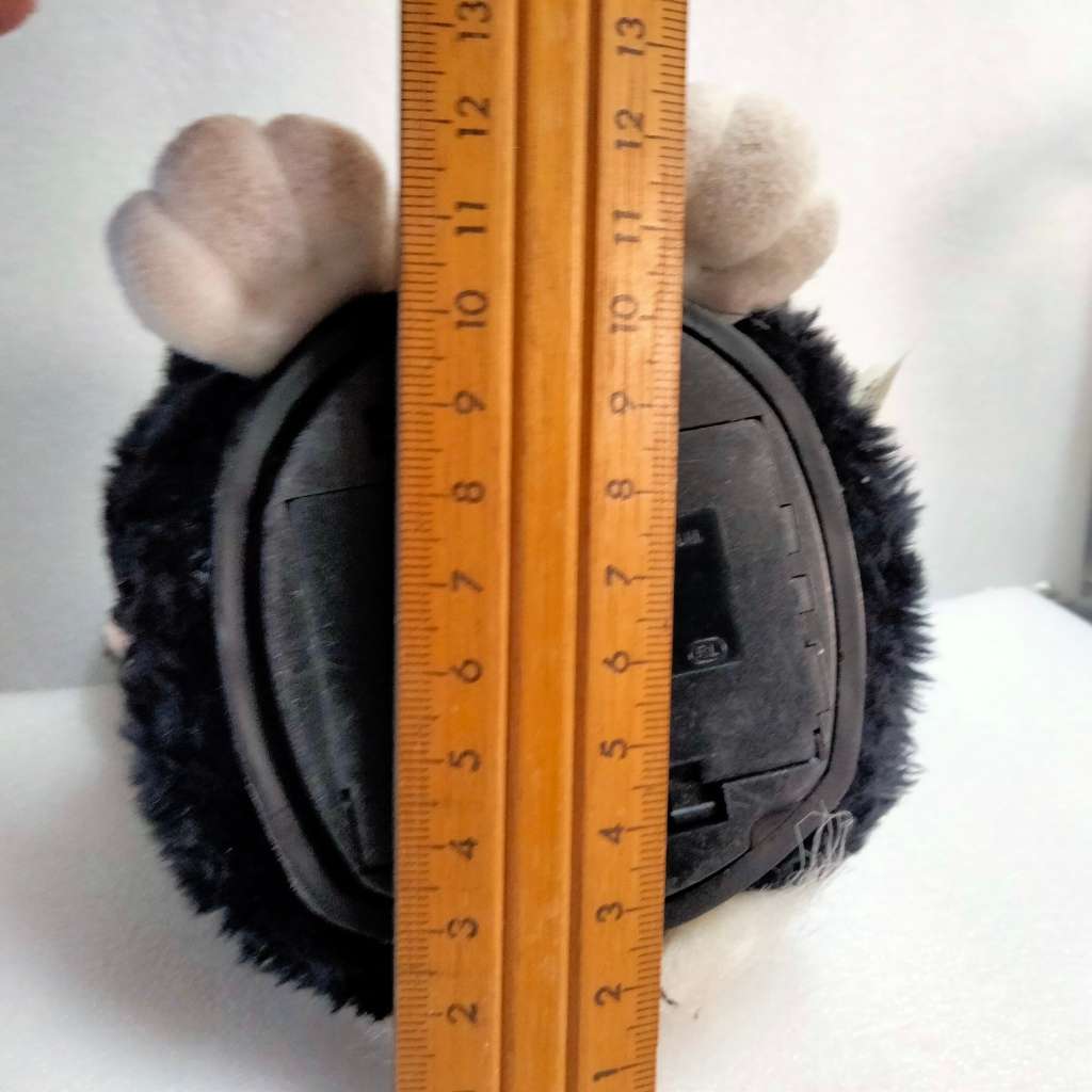 1998 SKUNK FURBY Neon green eyes white stripe china Look at my Buy Now listings No Waiting