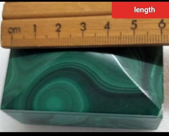 Box Malachite Semi Precious Gem Stone Damage LOOK At My BUY NOW*NO WAITING