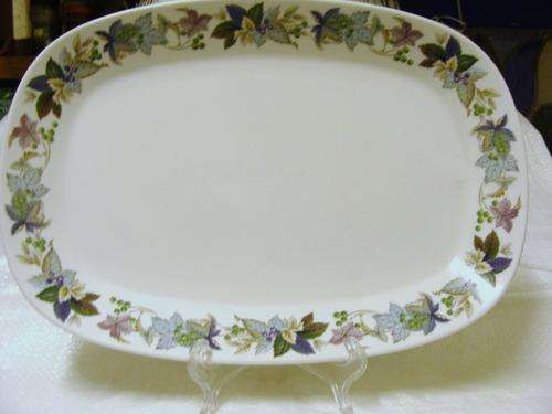 NORITAKE PROGRESSION CHINA-SERVING PLATTER -JAPAN-  pattern BAROSSA 9011