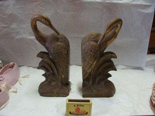 Brass Bird bookends - Lovely decorative