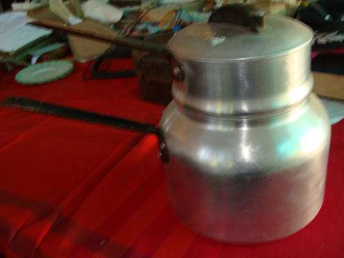 DOUBLE  BOILER  ~~ COLOUR SILVER~ MAKER ~HART