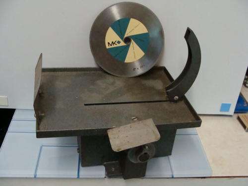 STAND ALONE 6 INCH TRIM SAW (REQUIRES EXTERNAL DRIVE)with MK 6 inch by .012 DIAMOND BLADE