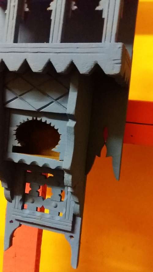 AUTHENTIC MOROCCAN WOODEN SPICE RACK BROUGHT FROM A VILLAGE IN THE HIGH ATLAS MOUNTAINS