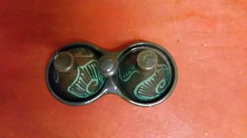 MOROCCAN SALT AND PEPPER POT WITH TAJINE LIDS