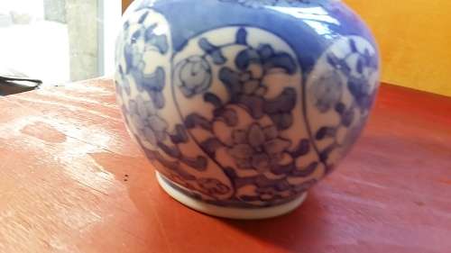 LOVELY GINGER COOKIE JAR WITH CUTE DOGGIE AS LID