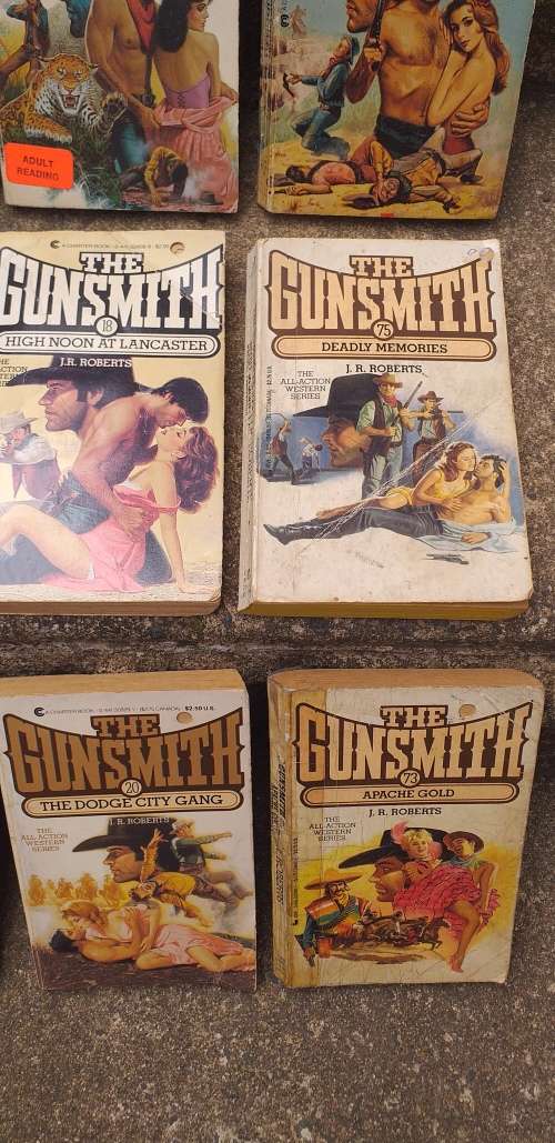 Set of 12 Cowboy Westerns Books
