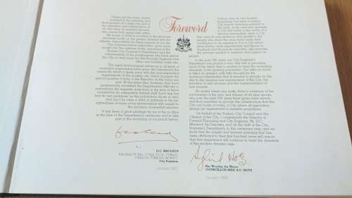 Book : They Built a City - Durban City Engineer's Department 1182-1982 by Rory Lynsky