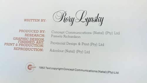 Book : They Built a City - Durban City Engineer's Department 1182-1982 by Rory Lynsky