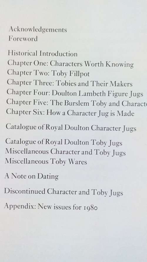 BOOK : Royal Doulton : Character and Toby Jugs by Desmond Eyles