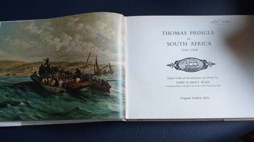 Book : Thomas Pringle in South Africa 1820-1826 by John Robert Wahl