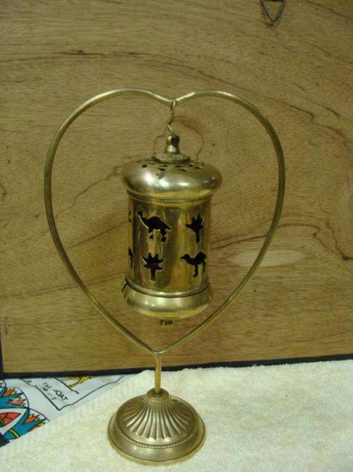 Middle Eastern Hanging Tealight holder on Stand