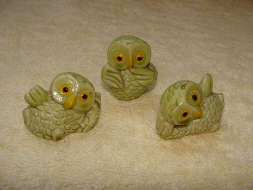 Owl Trio Ornaments