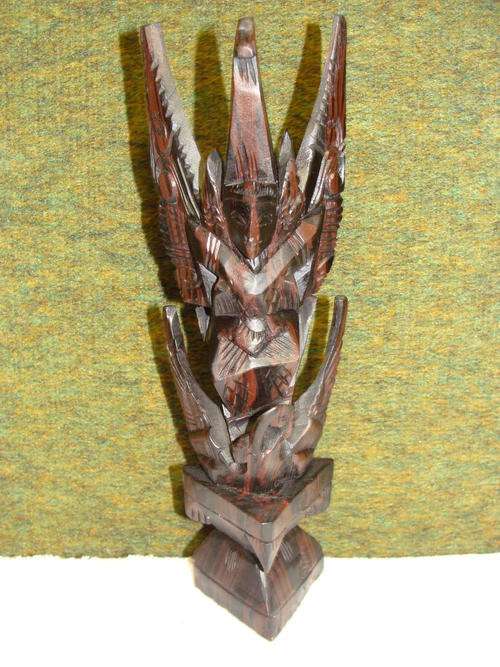 Indonesian Garuda Bird Wooden Carving