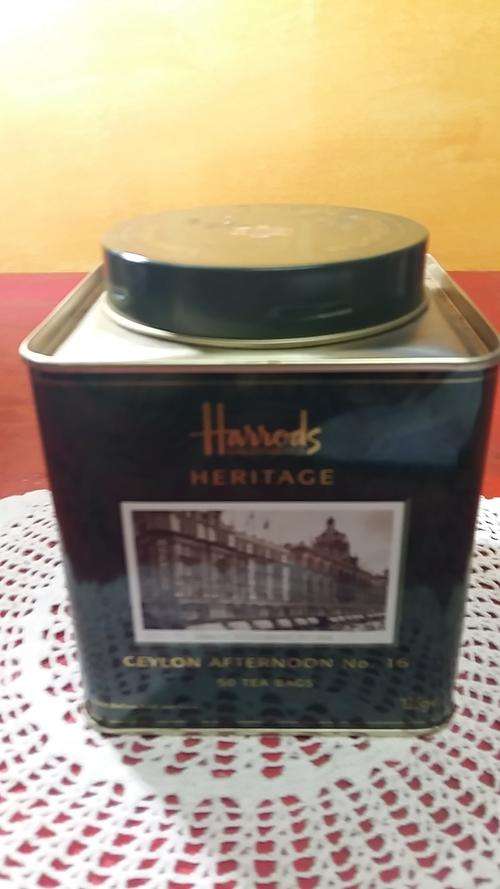 LOVELY COLLECTABLE HARRODS TEA TIN