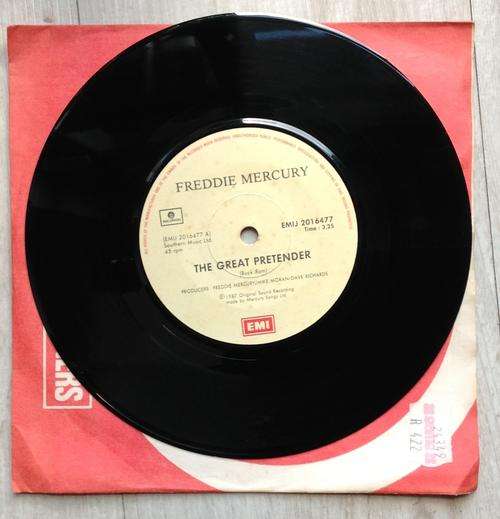 Freddy Mercury - the great pretender/exercises in free love (single) Vinyl LP Record