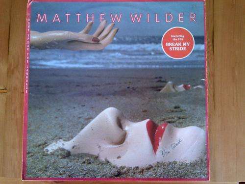 Matthew Wilder - I dont speak the language - Vinyl lp record
