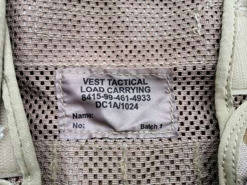 British Army Tactical Load Carrying Vest