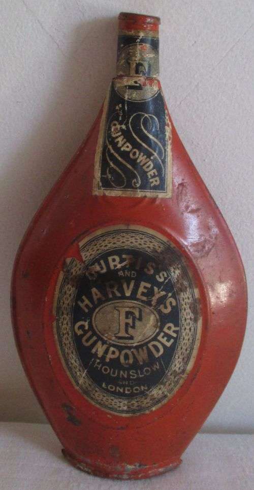 BLIK KRUITBUS UIT ANGLO-BOERE-OORLOG MET ETIKET WAT OORSPRONG EN INHOUD AANDUI