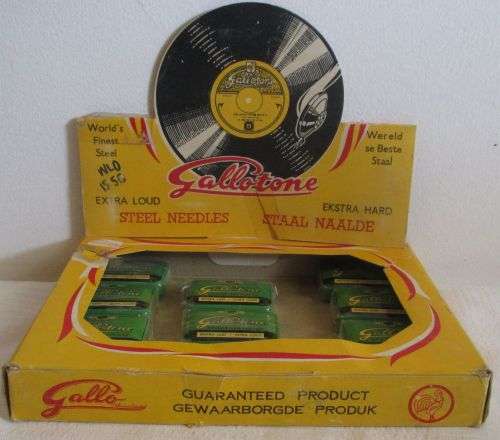 GALLOTONE 78 LONG PLAY RECORD STEEL NEEDLES