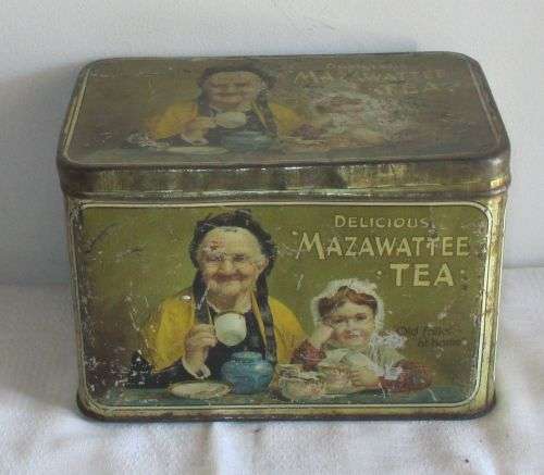 MAZAWATTEE TEA TIN
