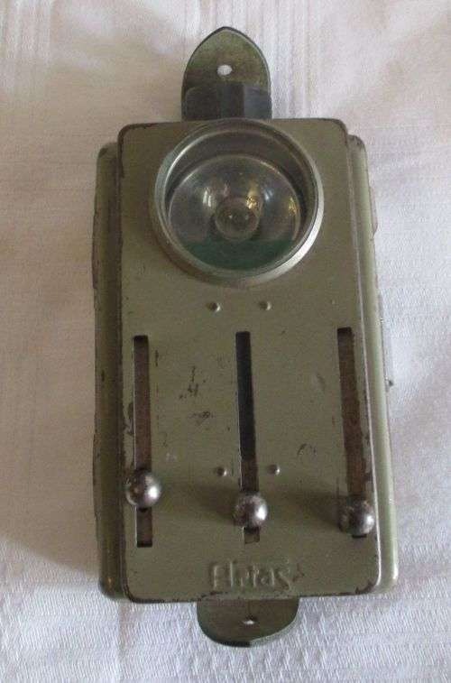 VINTAGE MILITARY SIGNAL FLASH LIGHT - 4 COLOURS