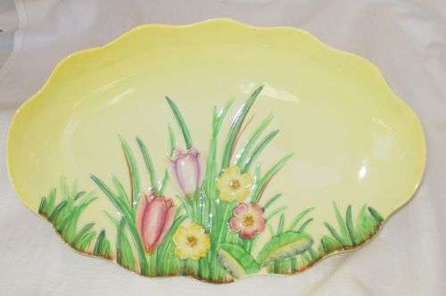 FOOTED CARLTON WARE BOWL