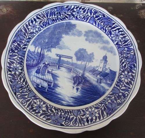 WALL PLATE  MADE IN BELGIUM   BOCH  DELFTS